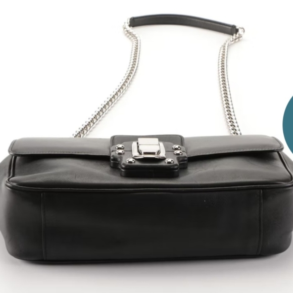 Dolce & Gabbana Medium Lucia Shoulder Bag in Black Calfskin Leather - Picture 4 of 7